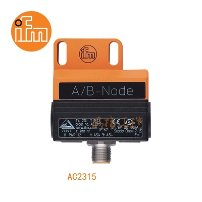易福门接近传感器AC2315；4 mm 非齐平安装;–;–;DC; AS-i