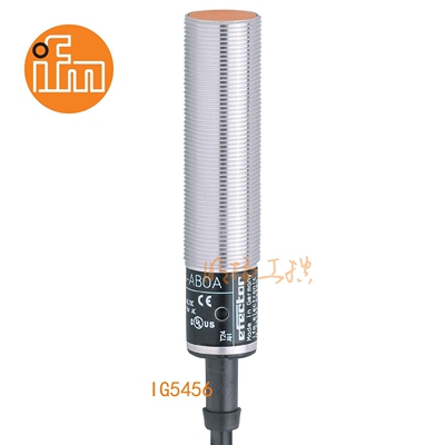 易福门接近传感器IG5456；5 mm 齐平安装;500 Hz;常开;DC; PNP