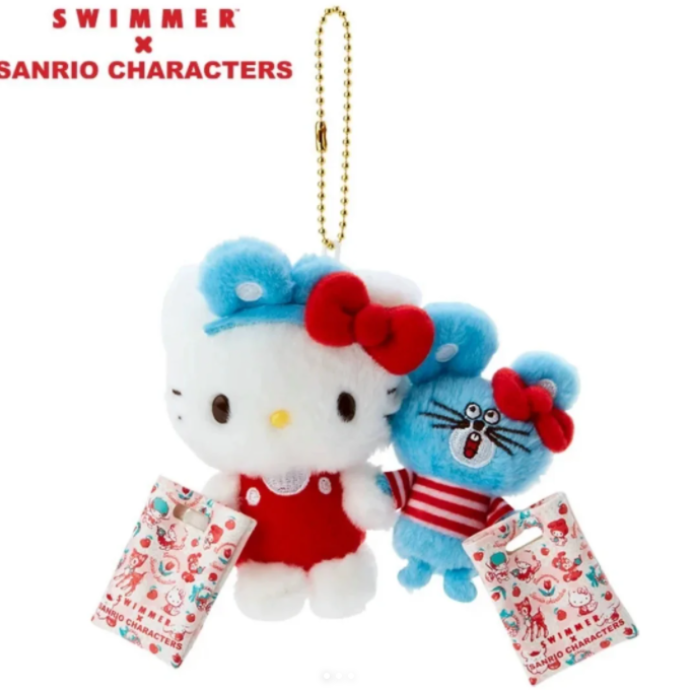 日本 swimmer游泳者联名HelloKitty美乐蒂库洛米挂件包挂