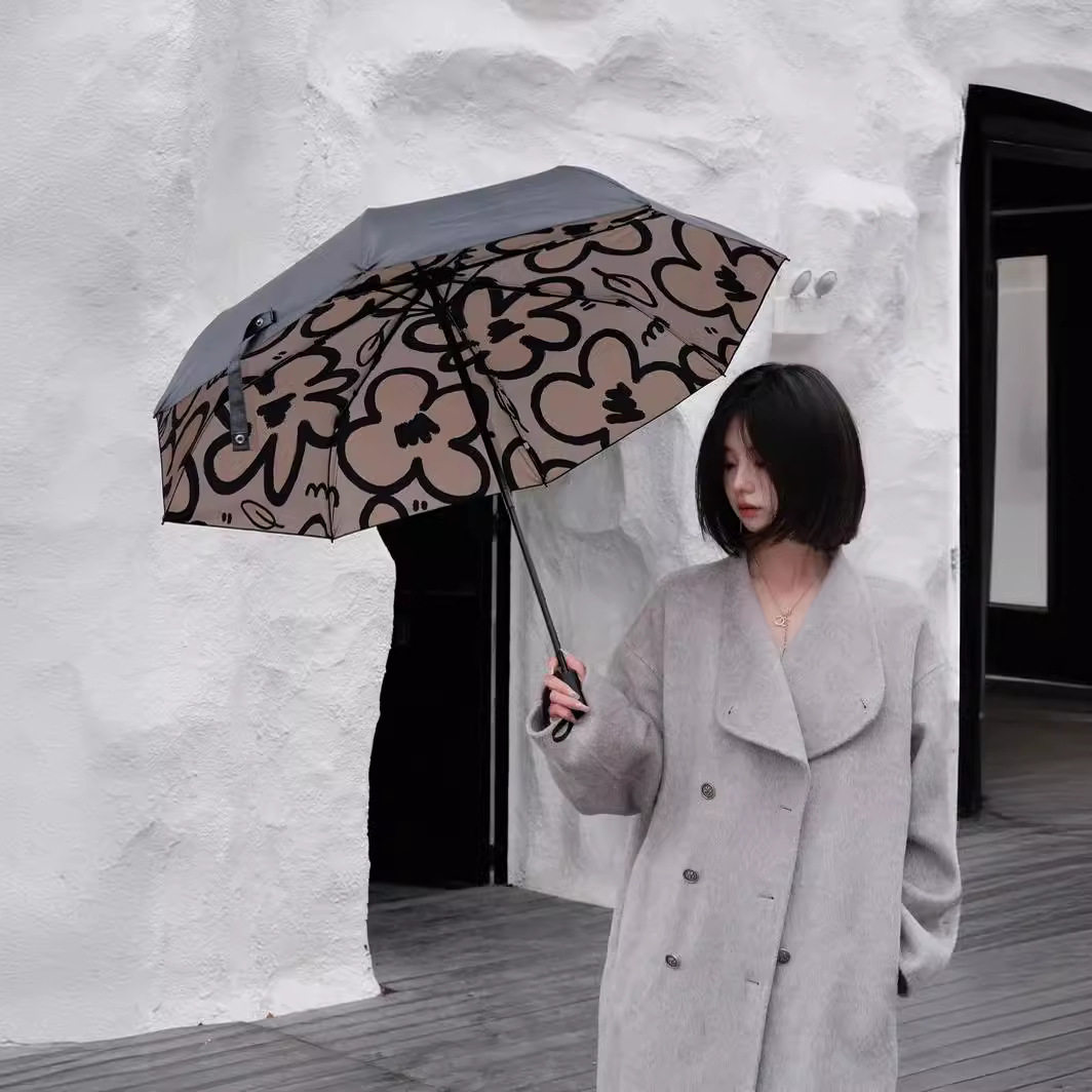 全自动雨伞女生高颜值晴雨两用三折伞太阳伞防晒防紫外线遮阳伞,居家日用,伞,淘宝优惠券,粉丝福利购,淘宝优惠卷