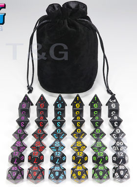 多面跑团游戏骰子大号色子20面流浪地球桌游DND大富翁飞行棋配件