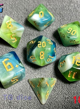 多面体桌游道具骰子 塞子实心跑团游戏配件指示物地下城游戏系列