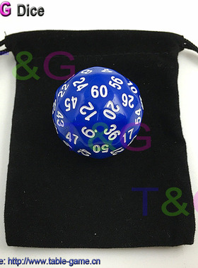 蓝色多面精致道具骰子情趣色子多功能玩具教学骰子酒吧KTV饮酒骰