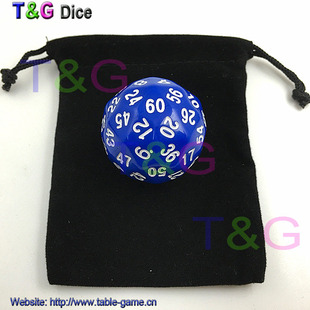 蓝色多面精致道具骰子情趣色子多功能玩具教学骰子酒吧KTV饮酒骰