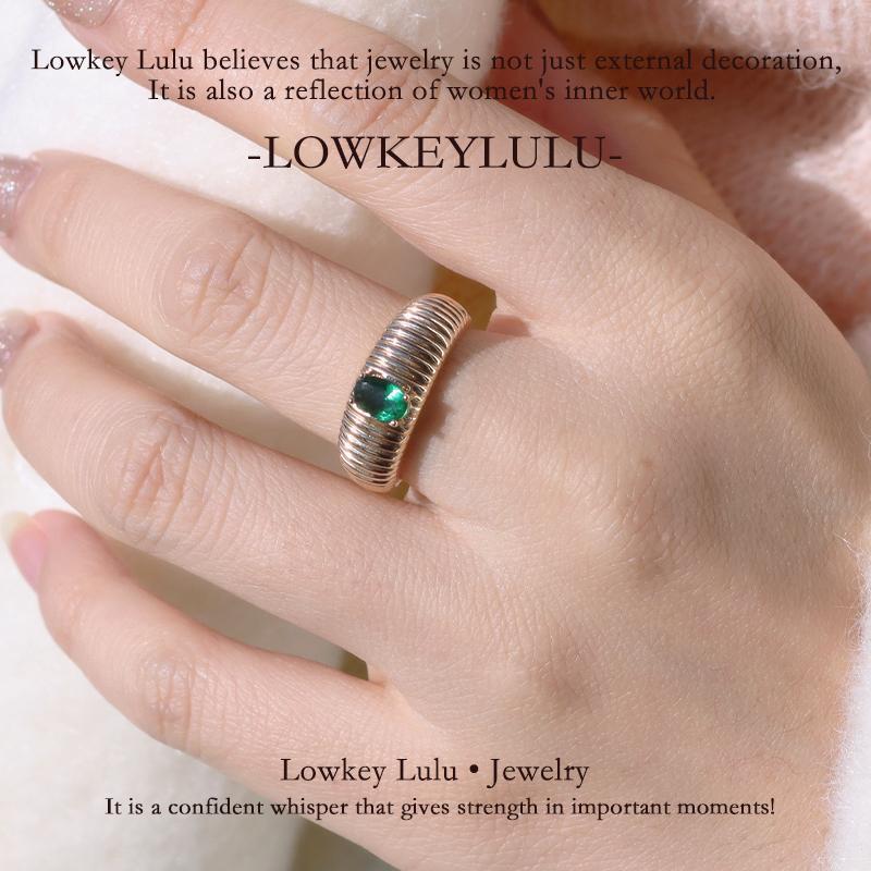 【法国进口】法国18K包金不褪色轻奢小众设计法式复古牛角戒指