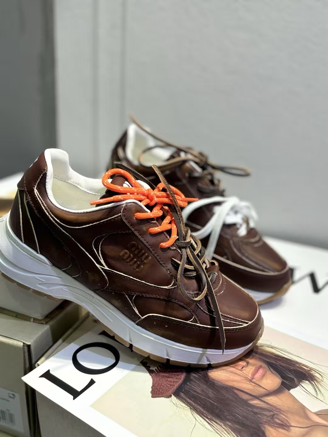 17年老店欧货做旧系带增高休闲运动鞋新款2025复古擦色厚底老爹鞋,女鞋,时尚休闲鞋,淘宝优惠券,粉丝福利购,淘宝优惠卷