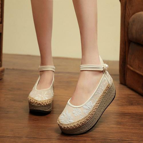 春季简约汉服鞋厚底鞋