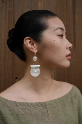 月如银民族风足银999纯手工耳环