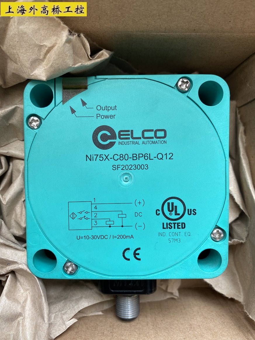 NI75X-C80-BP6L-Q12 全新原装正品宜科ELCO方形传感器 现货当天发