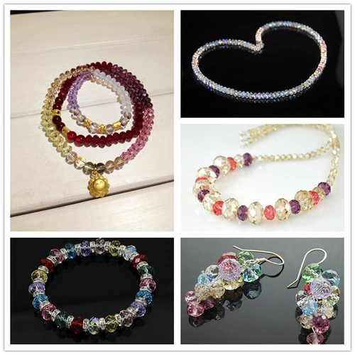 Браслет с одной бусиной, импортные бусины, счеты, 6мм, «сделай сам»