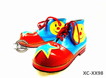 漫迷汇高端小圆头星星系列小丑鞋clownshoe小丑角色扮演鞋XC-XX98