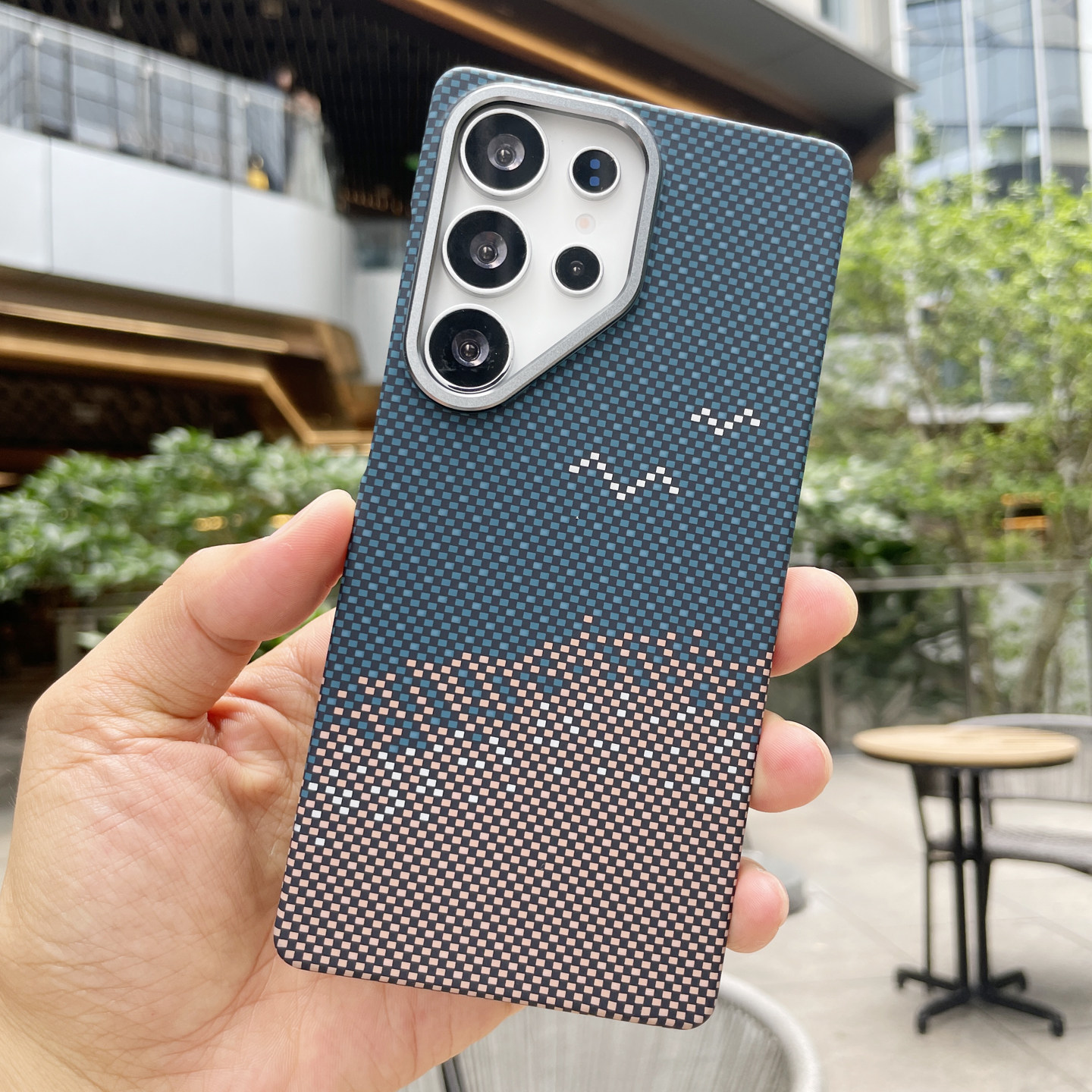 适用于三星S26Ultra手机壳S25+轻奢高级编织感保护套凯夫拉纹理S24U保护套s23全包超薄磁吸金属镜头男保护壳