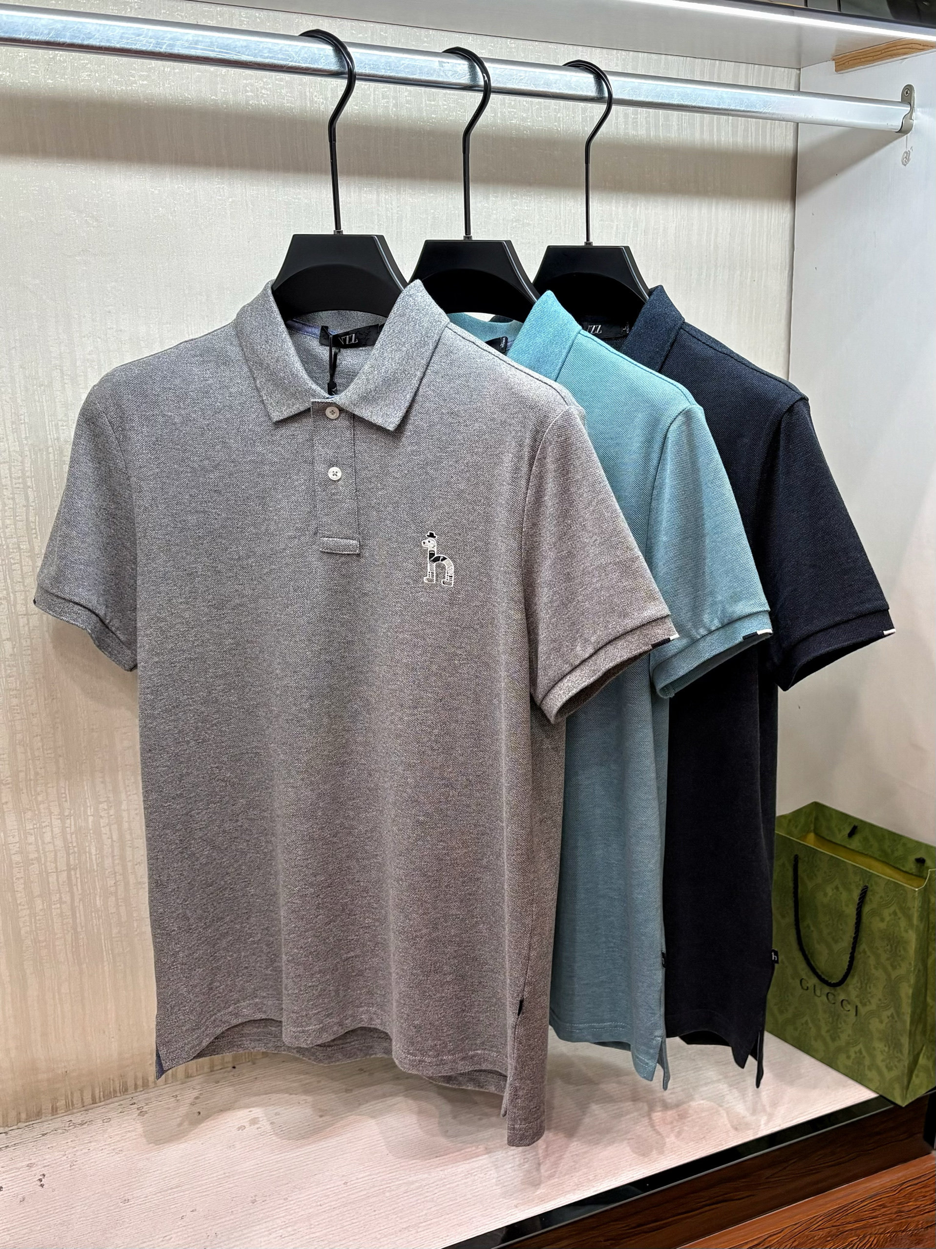 短袖T恤男士翻领简约时尚POLO衫