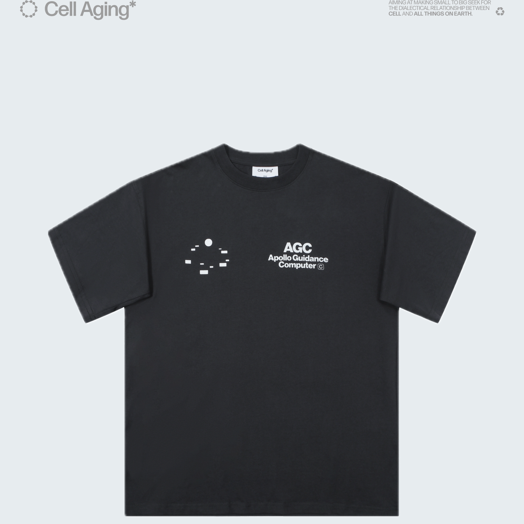 CELLAGING水洗阿波罗主题短袖