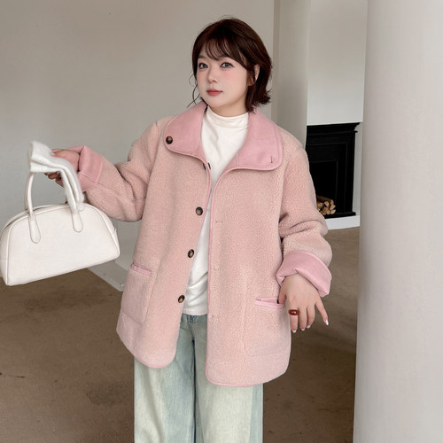 胖mm大码女装韩版宽松外套