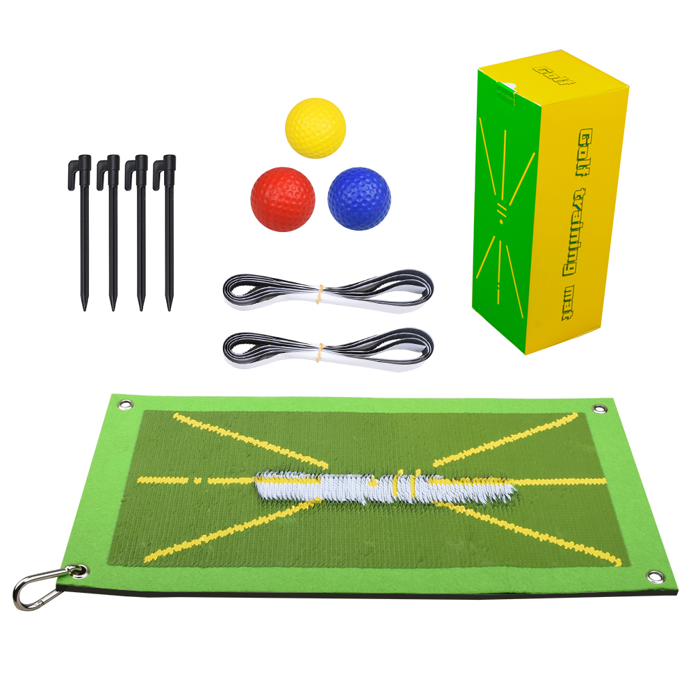 高尔夫挥杆练习垫击球检测轨迹垫