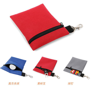 新款高尔夫球收纳袋 尼龙球套高尔夫球tee收纳袋 golf配件小球袋