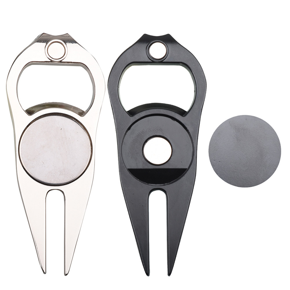 高尔夫果岭叉哑光色锌合金果岭叉