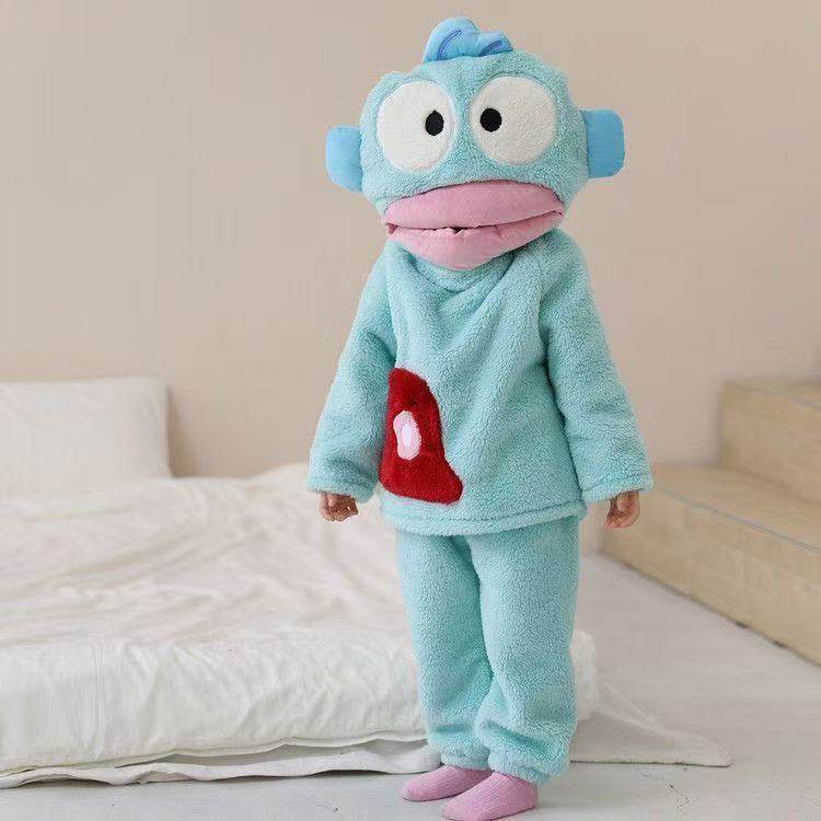 秋冬珊瑚绒儿童可爱男女加厚睡衣睡袍家居服