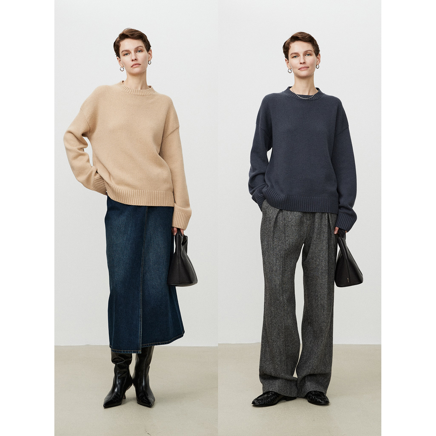 经典classic圆领羊毛针织衫