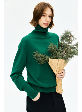 MRS Studios 康赛妮羊毛羊绒秋冬叠穿利器柔软舒适高领打底针织衫