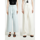 Studios 式 土耳其BOSSA MRS 百搭褶裥九分 极地西装 休闲牛仔长裤