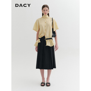 【现货】EENK2026秋新品高腰百褶半身裙女休闲裙子 DACY买手店
