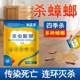 现货蟑螂药粉杀蟑饵剂灭蟑引诱蚂蚁家用室内卫生杀虫粉剂
