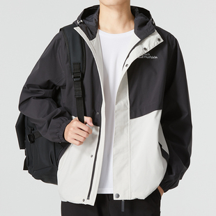 Jackwolfskin狼爪冲锋衣男22秋冬新款 户外防泼水透汽夹克5121133