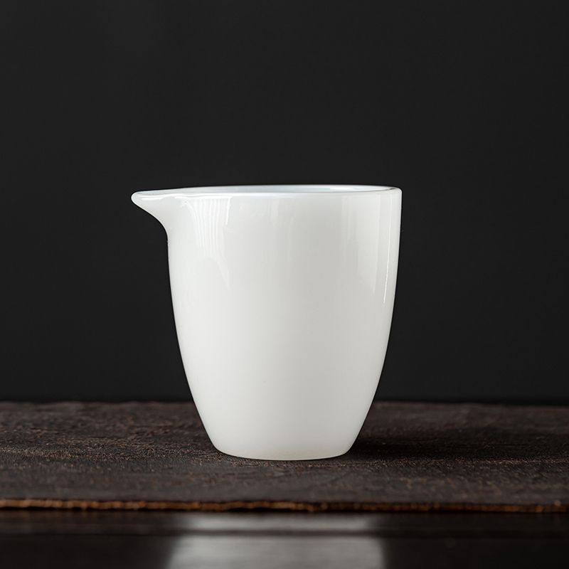 冰种琉璃茶具功夫茶杯家用轻奢高档白玉羊脂玉套装茶壶办公室会客