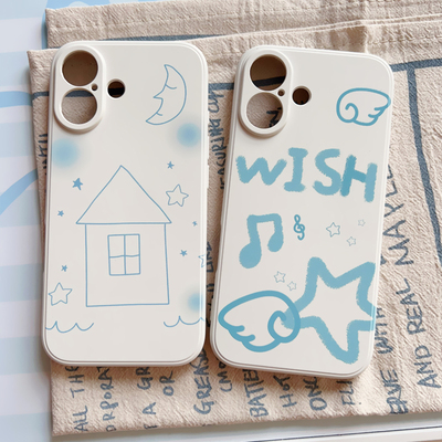 星星月亮适用于苹果2件包邮