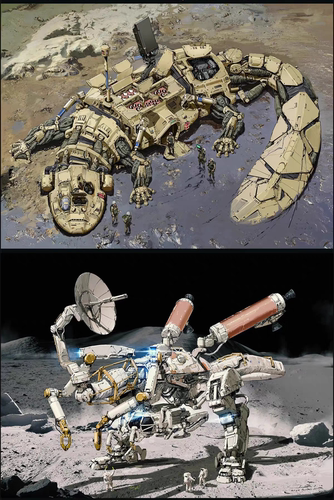24年8月游戏机械概念设计教程 武器载具机甲科幻废土风格枪械设计