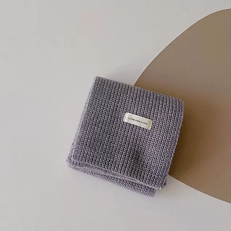 儿童针织男女童宝宝围巾围脖