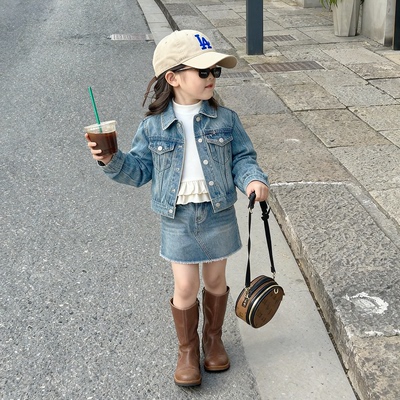 复古新款秋冬外套分割线半裙重工