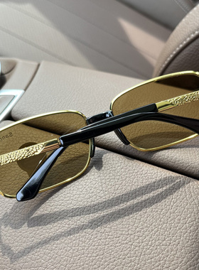 新款钢化玻璃镜片太阳镜男士司机驾驶方框眼睛开车钓鱼眼镜女墨镜