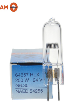 欧司朗 OSRAM HLX 64655 64657 24V250W 投影仪 手术无影灯泡