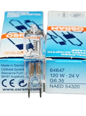 欧司朗 64647 24V120W 86-905-01 Martin ML500/501手术无影灯泡