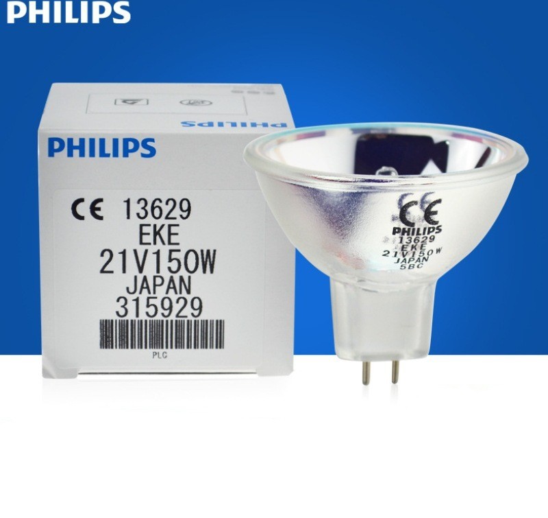 PHILIPS 卤素灯杯13629 EKE 21V150W 显微镜冷光源灯泡 315929