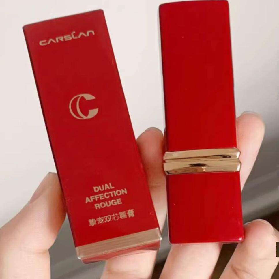 卡姿兰口红挚宠双芯唇膏双芯小红方管大牌女显白红色滋润保湿正品