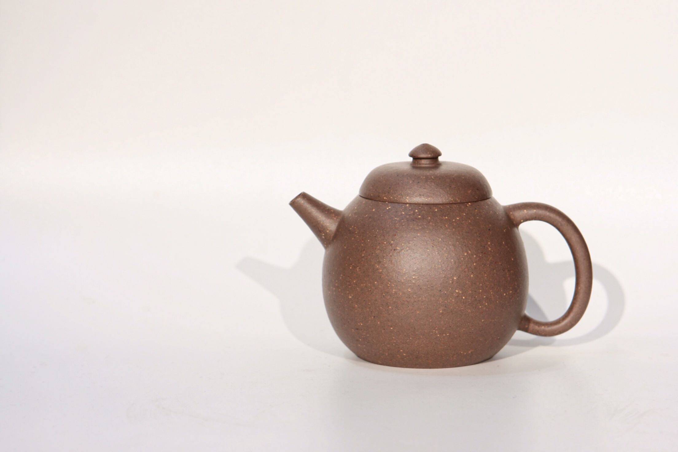 拙雅堂 实力陶手 华松 段泥 摹古 明式龙蛋 全手工紫砂壶 190c