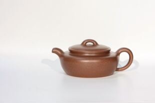 全手工紫砂壶 拙雅堂 已让 扁鼓 陈腐老段泥 吴界明弟子 王星宇