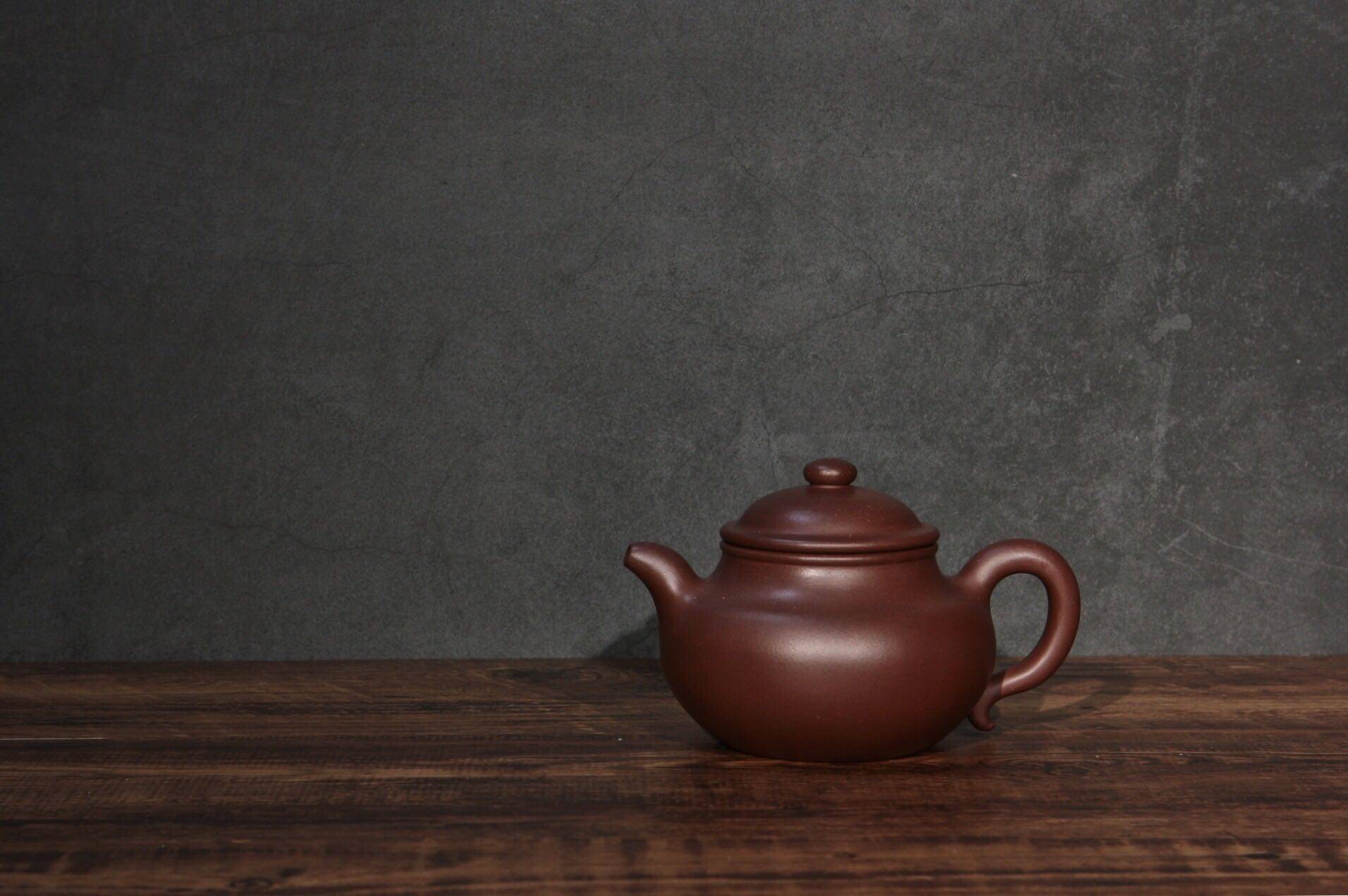 拙雅堂 实力陶手 钱祥强 陈腐底槽清 古莲子 全手工紫砂壶 360c