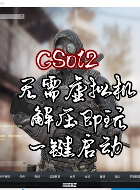 山水豆腐吧非世纪天成反恐精英CSOL2网游单机版一键启动无限点券