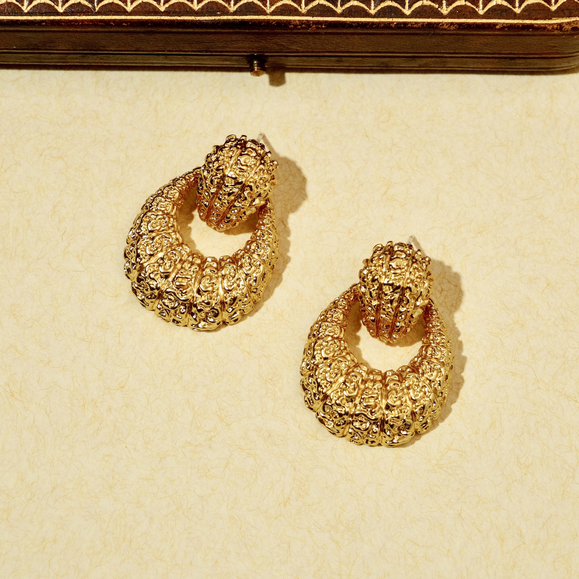 floremure素金大体量吊坠耳饰