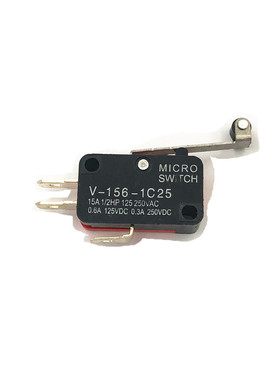 微动开关限位开关 V-156-1C25 一常开一常闭 15A1/2HP 125 250VAC