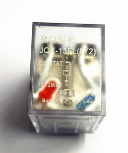 中间继电器 JQX-13FL LY2NJ  10A 250VAC 8脚粗 二常开二常闭RONE