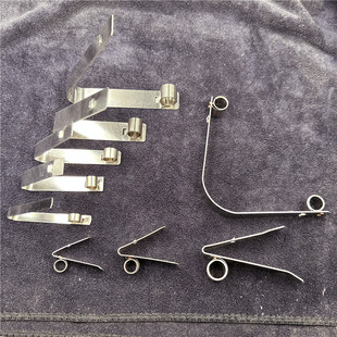 YZR碳刷架压簧胶木碳刷架恒压簧弹簧卡簧直插双圈单圈