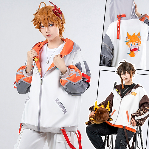初兽猫 现货 cos服小动物冒险团带帽外套