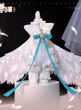 初兽猫 现货 初音cos服未来天使初音cosplay二次元miku女装c服