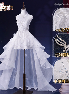 初兽猫恋与深空cos服女主花嫁婚纱婚卡秦彻沈星回夏以昼祁煜黎深